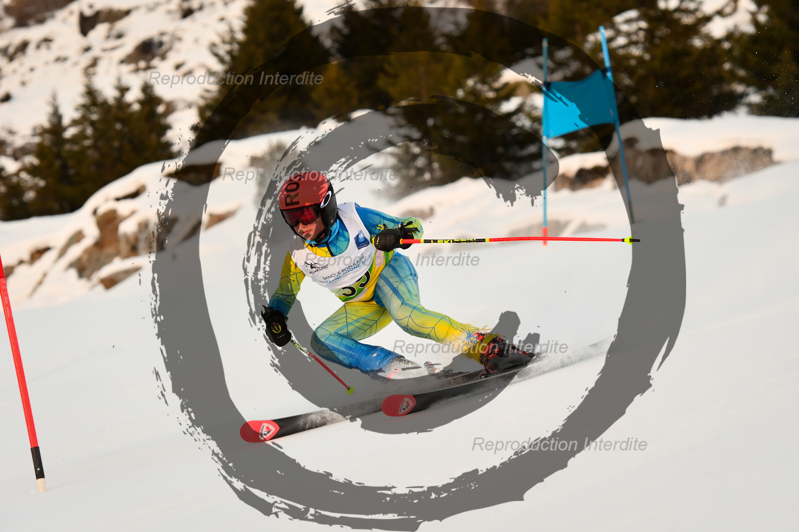 fleche Vaujany ESF Montfrais