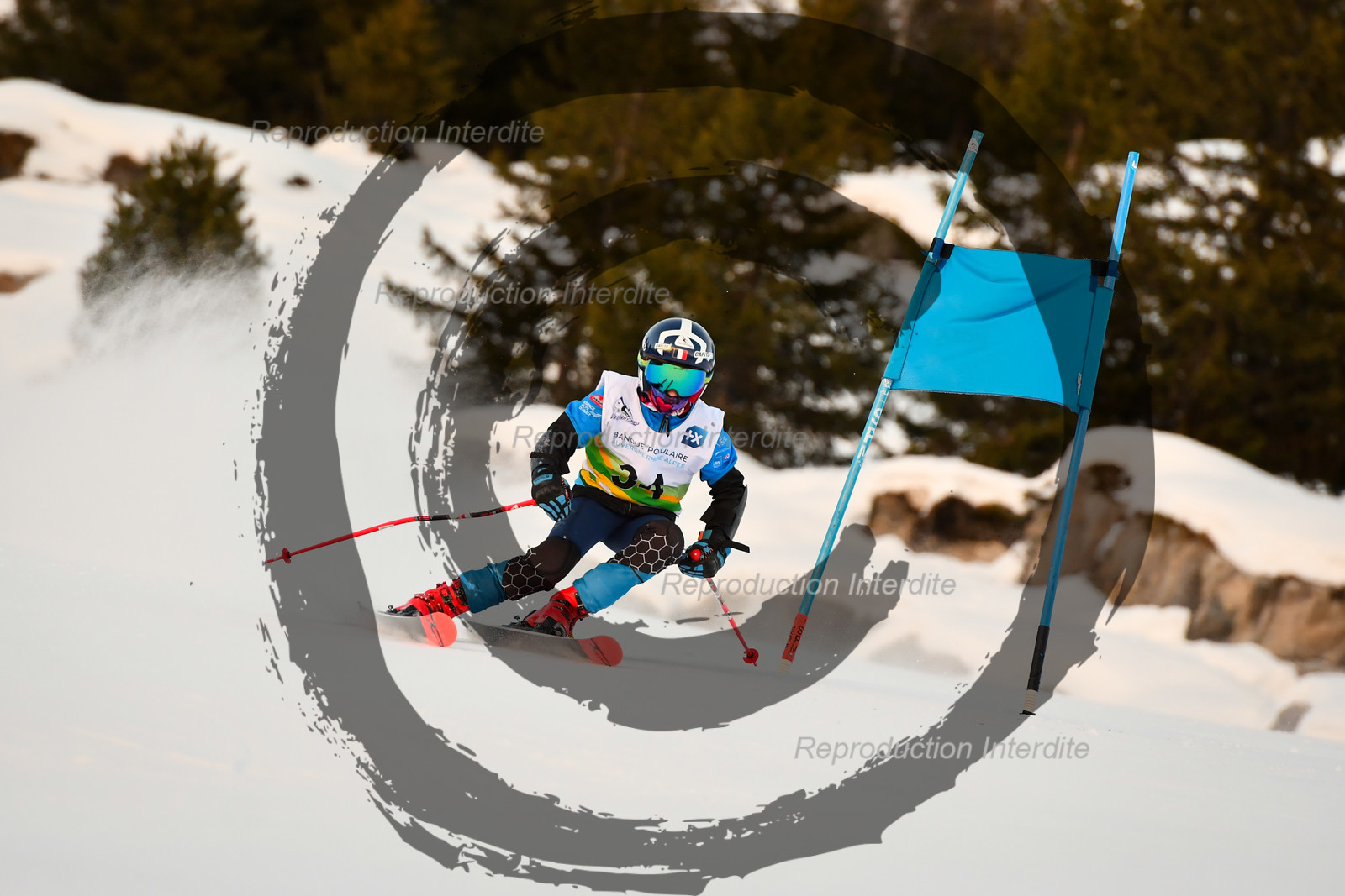 fleche Vaujany ESF Montfrais