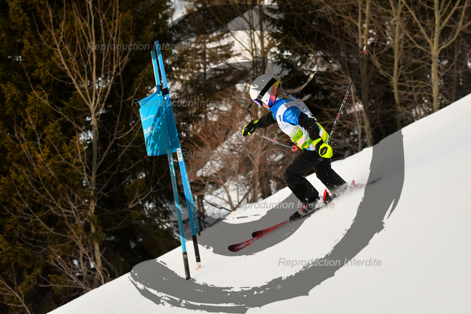 fleche Vaujany ESF Montfrais