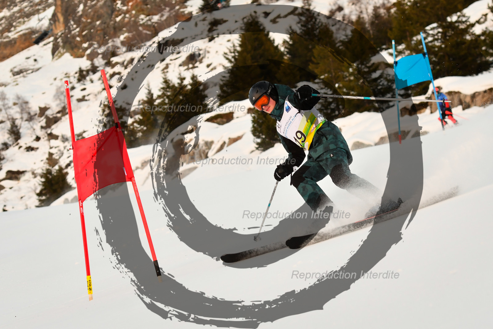 fleche Vaujany ESF Montfrais