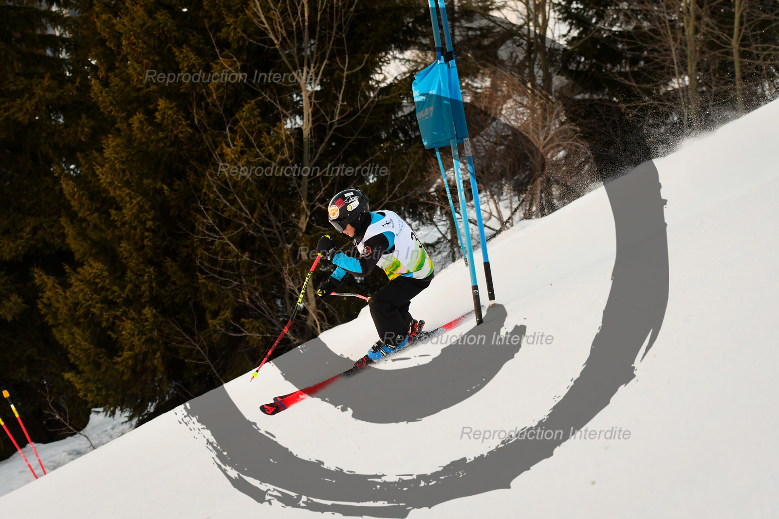 fleche Vaujany ESF Montfrais