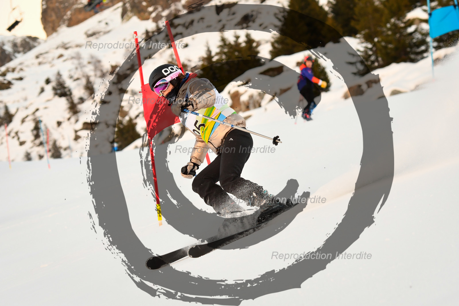 fleche Vaujany ESF Montfrais