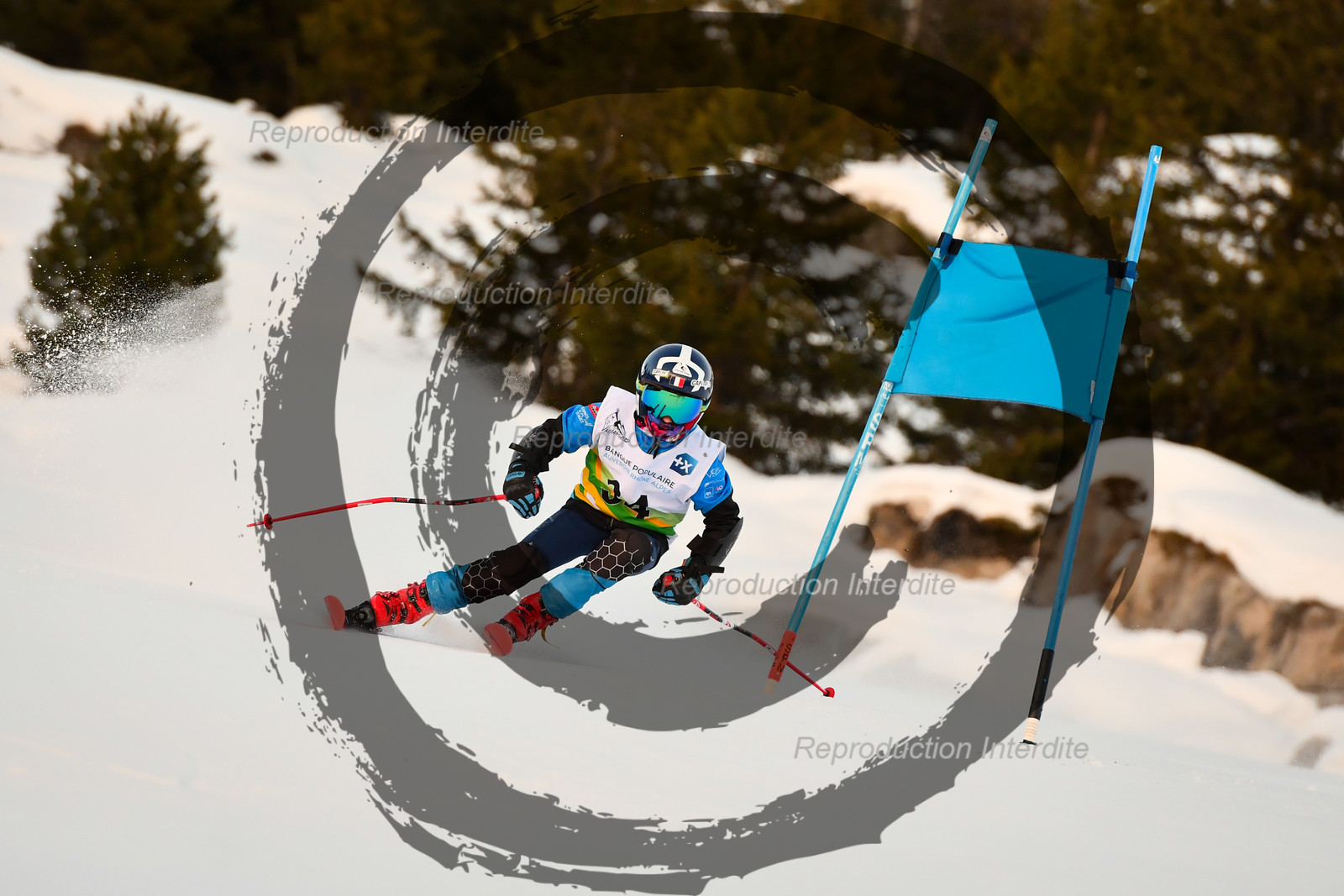 fleche Vaujany ESF Montfrais