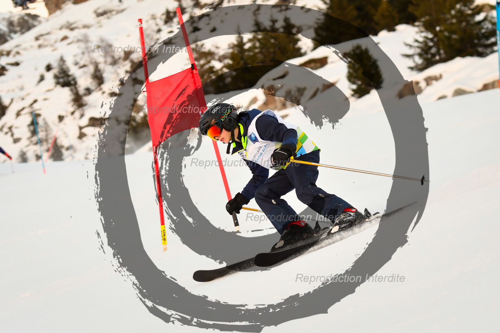 fleche Vaujany ESF Montfrais