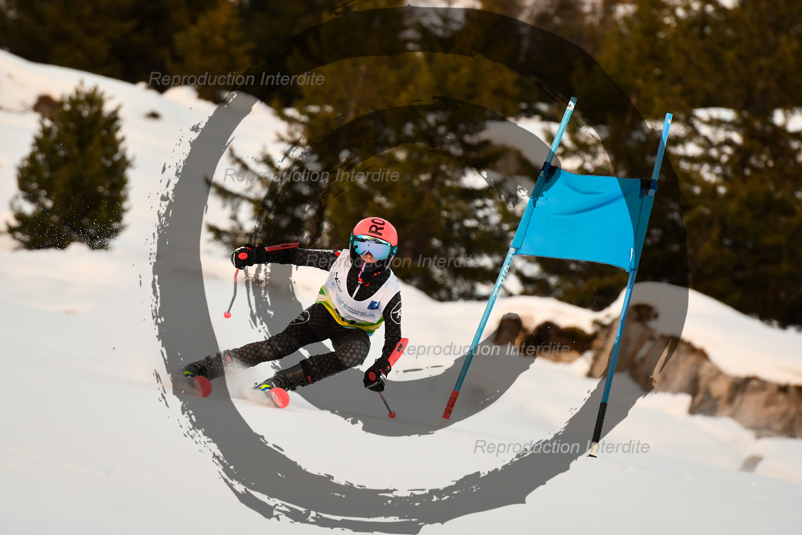 fleche Vaujany ESF Montfrais