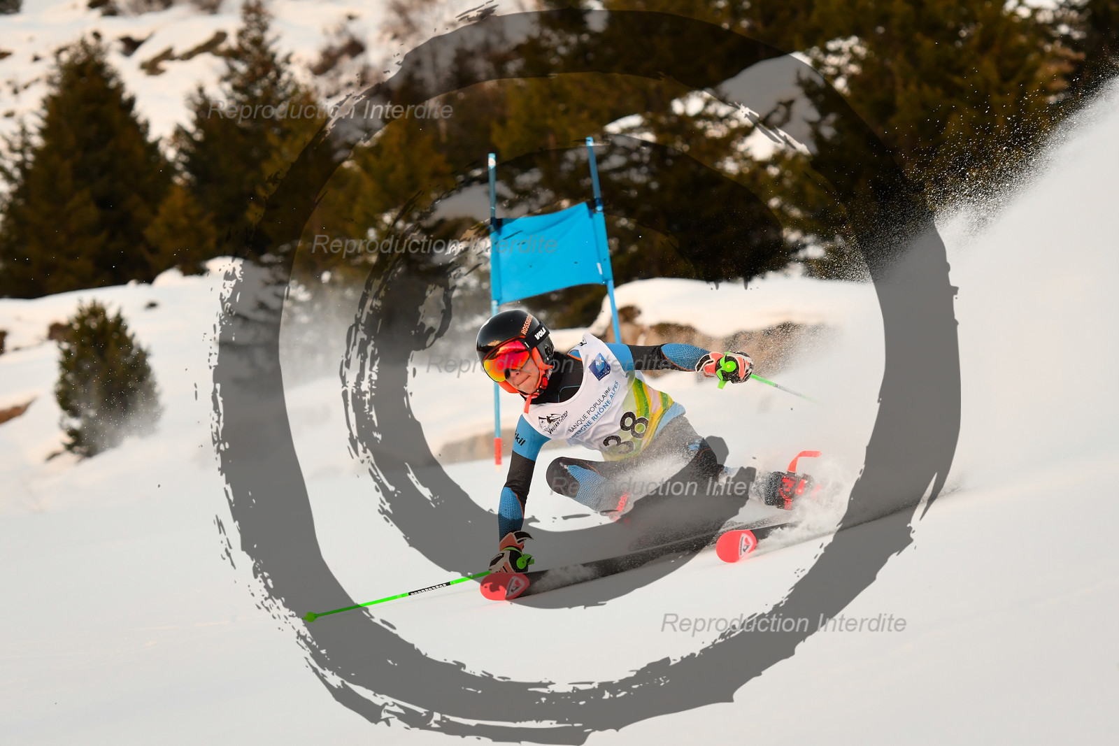 fleche Vaujany ESF Montfrais