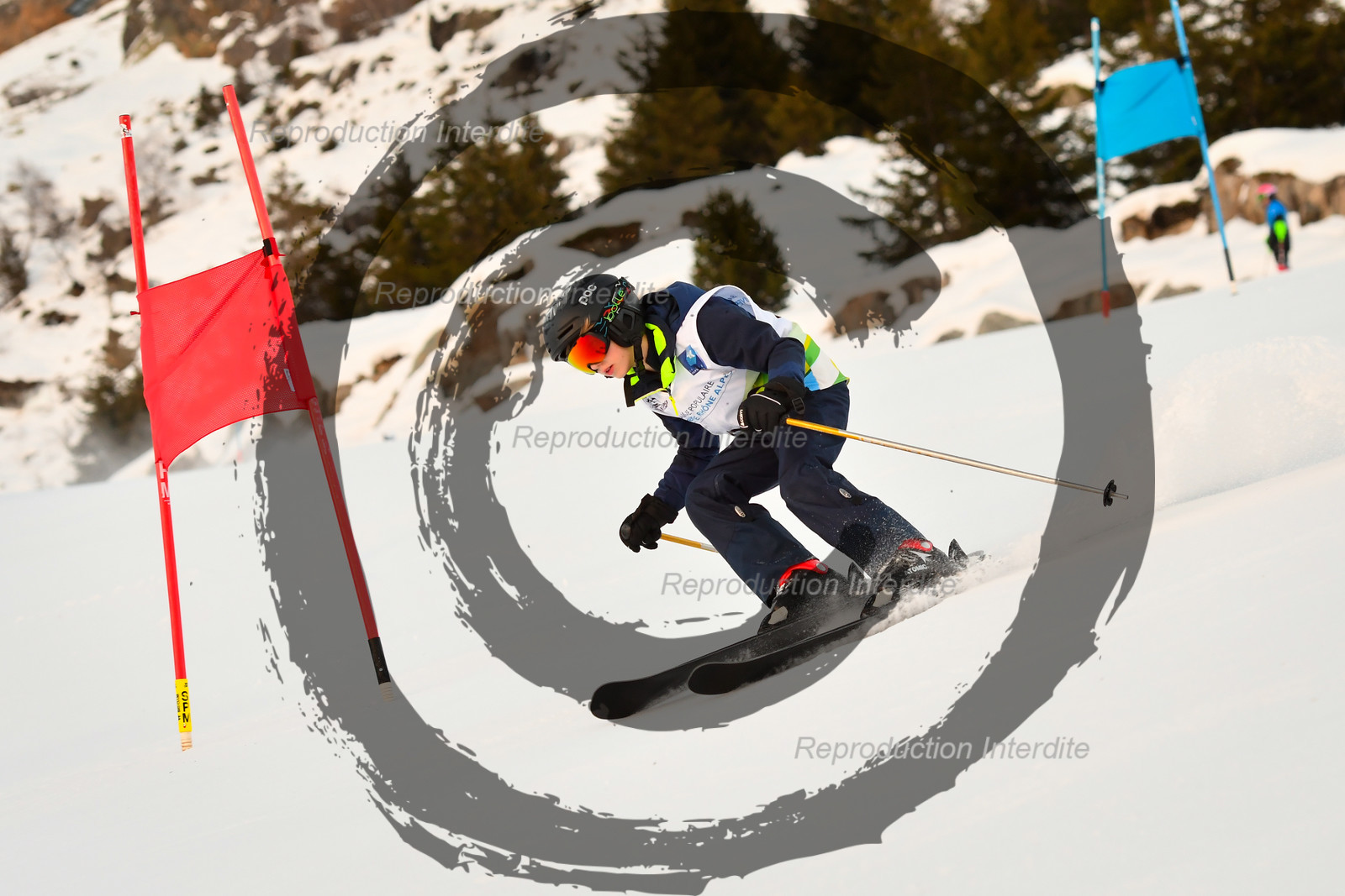 fleche Vaujany ESF Montfrais