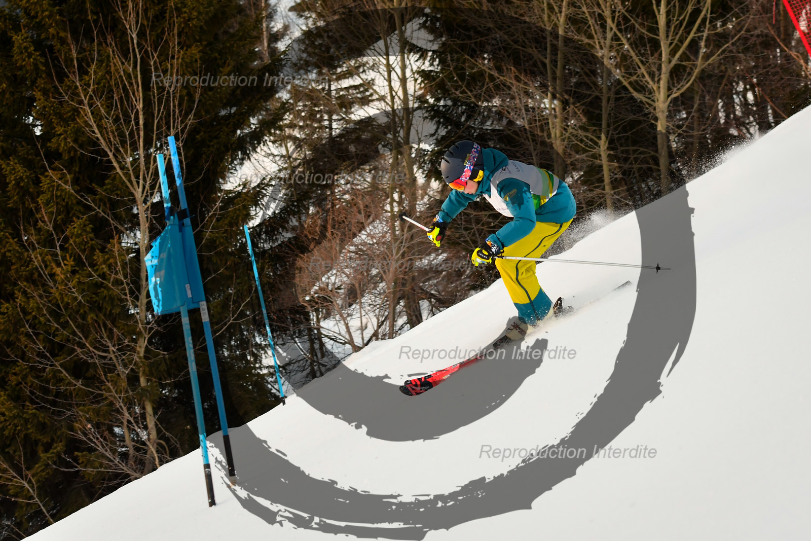 fleche Vaujany ESF Montfrais