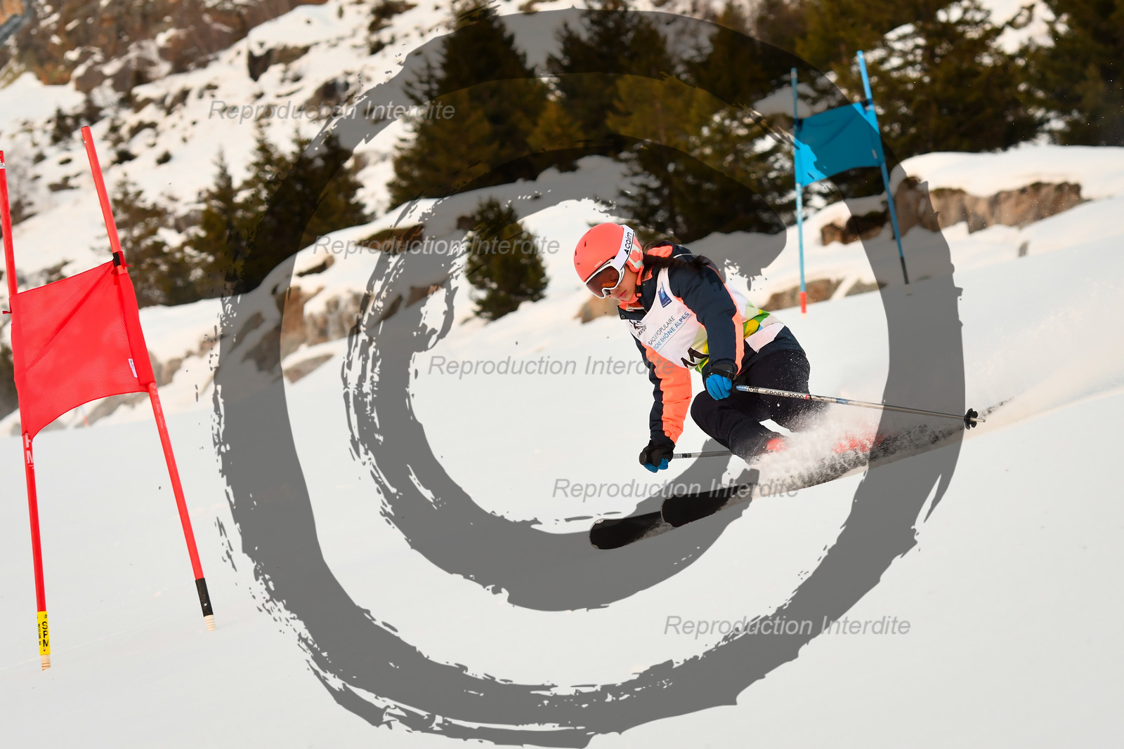 fleche Vaujany ESF Montfrais