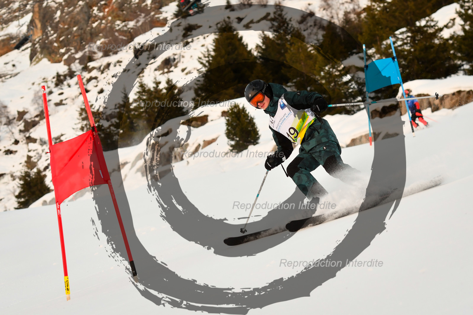 fleche Vaujany ESF Montfrais