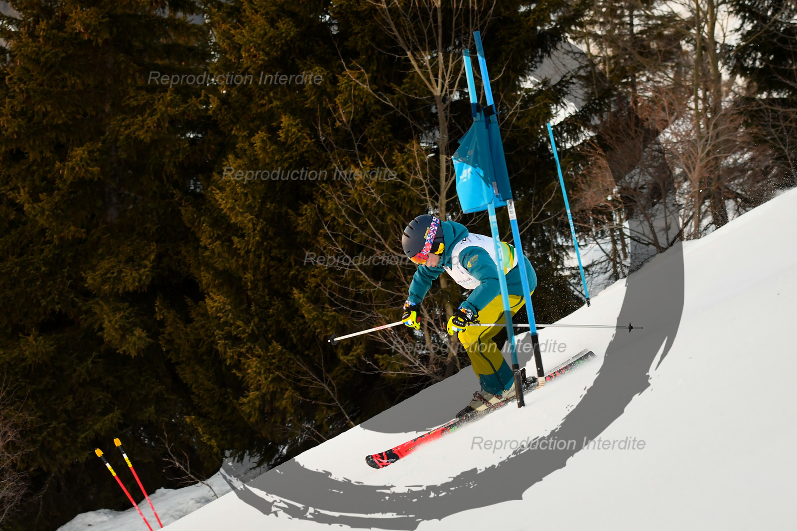 fleche Vaujany ESF Montfrais