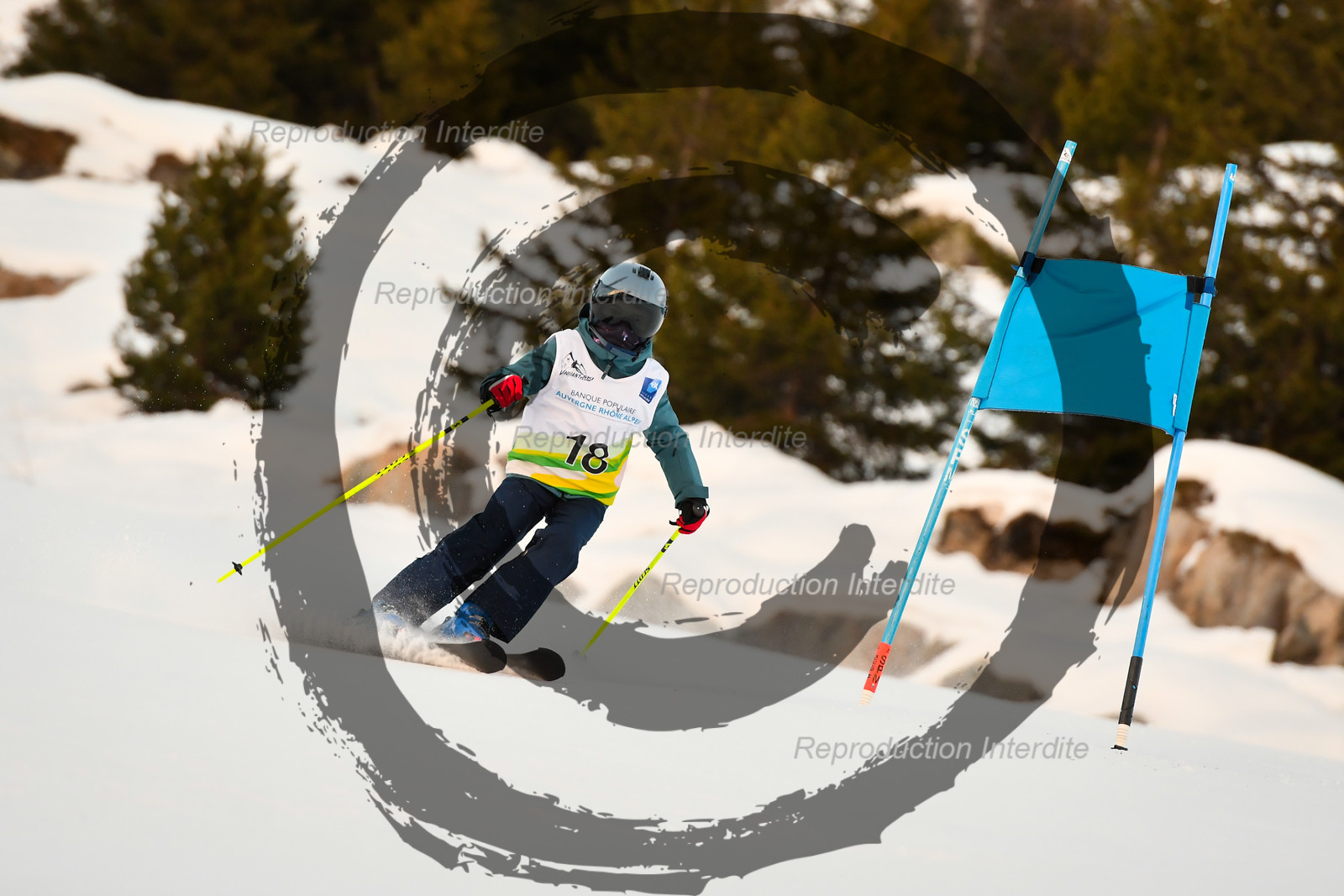 fleche Vaujany ESF Montfrais