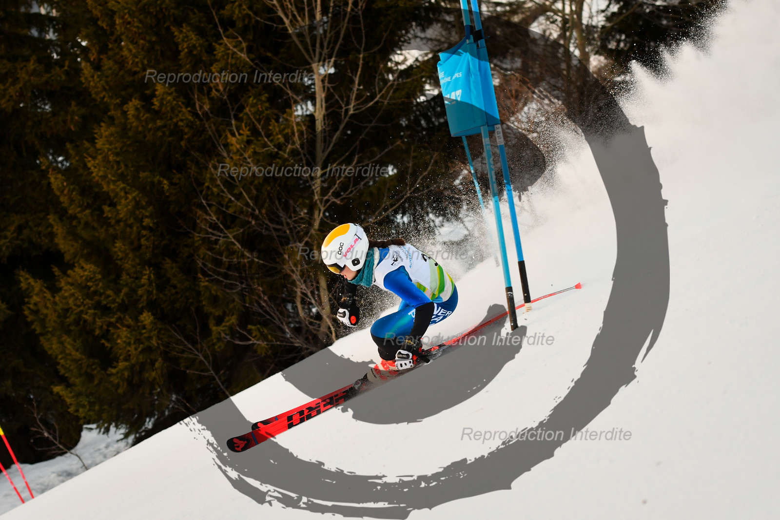 fleche Vaujany ESF Montfrais