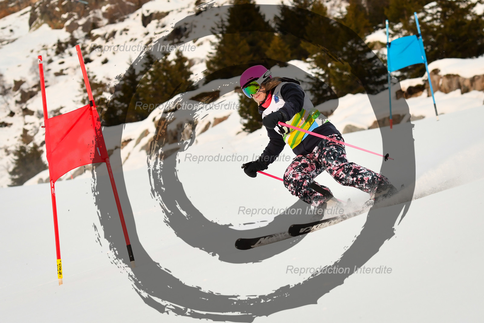 fleche Vaujany ESF Montfrais