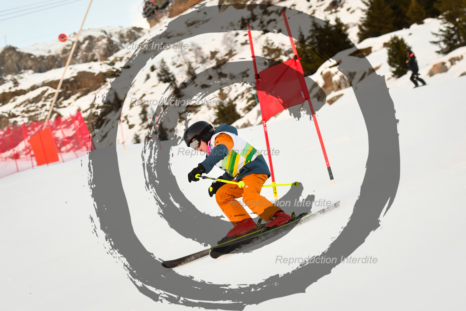 fleche Vaujany ESF Montfrais