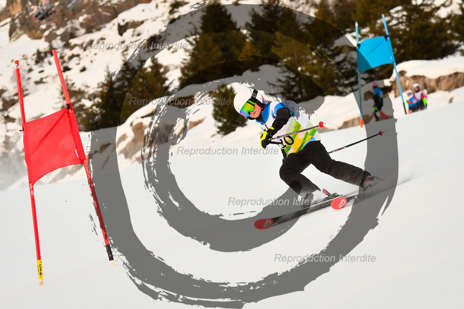 fleche Vaujany ESF Montfrais