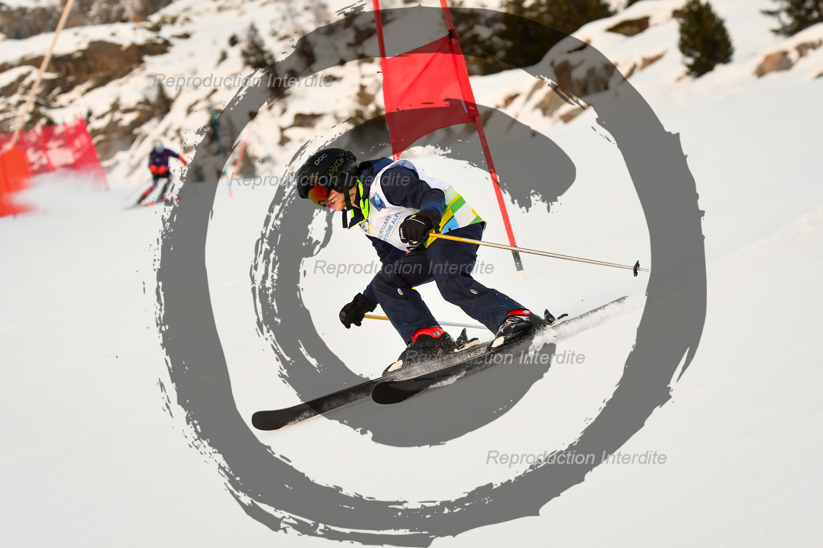 fleche Vaujany ESF Montfrais