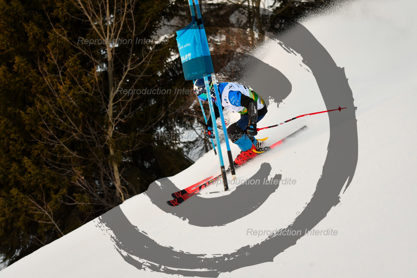 fleche Vaujany ESF Montfrais