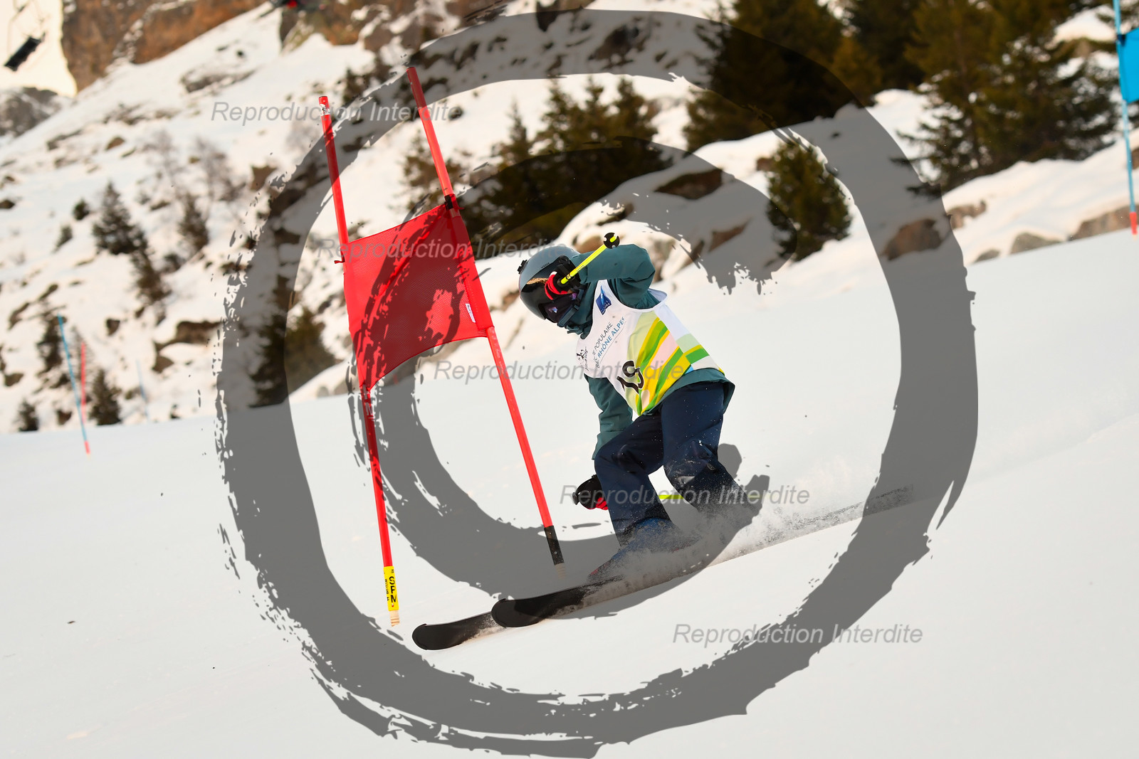 fleche Vaujany ESF Montfrais