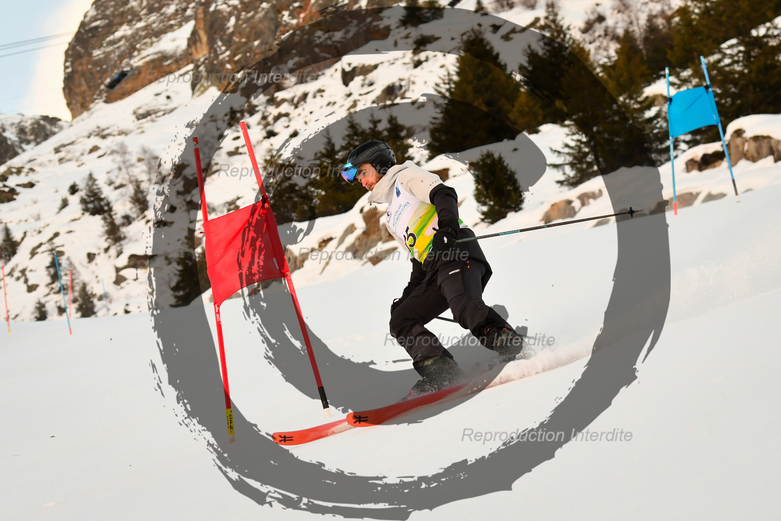 fleche Vaujany ESF Montfrais