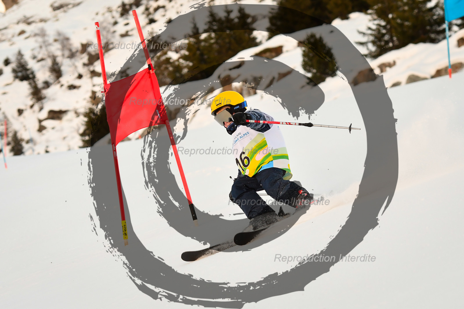 fleche Vaujany ESF Montfrais