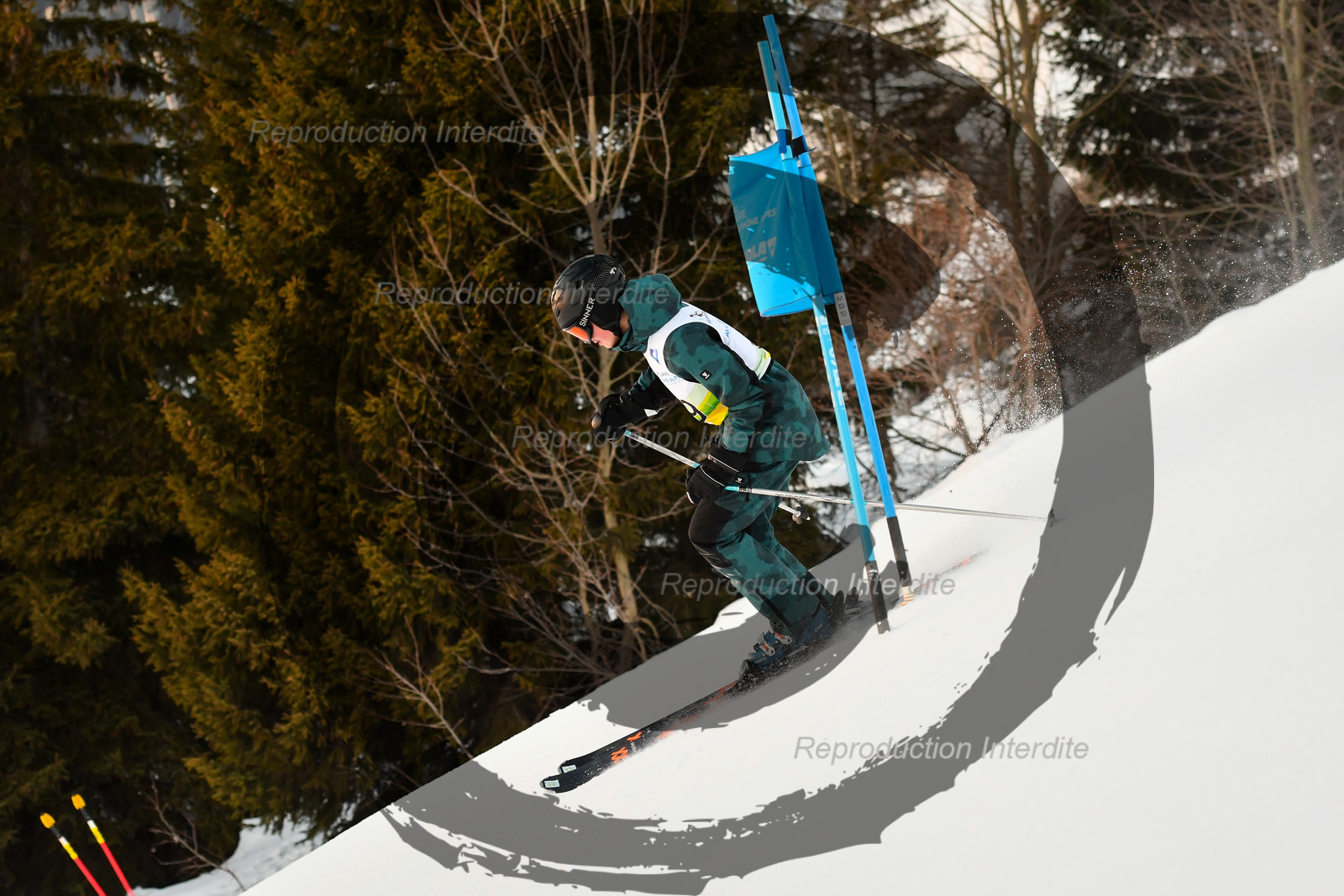 fleche Vaujany ESF Montfrais