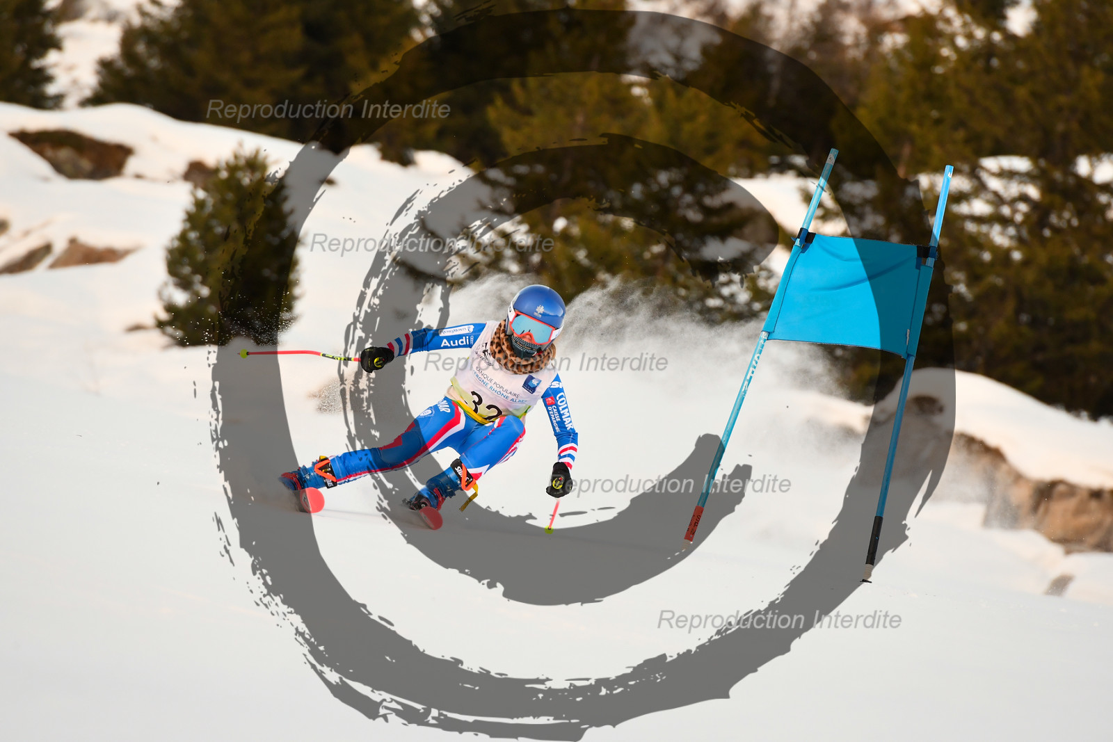 fleche Vaujany ESF Montfrais