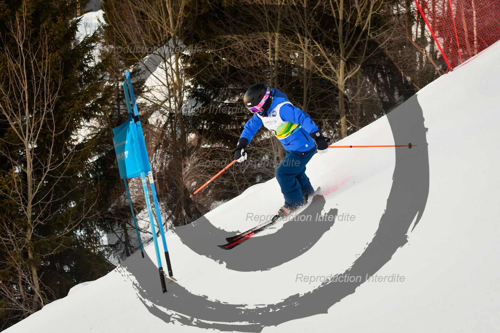 fleche Vaujany ESF Montfrais