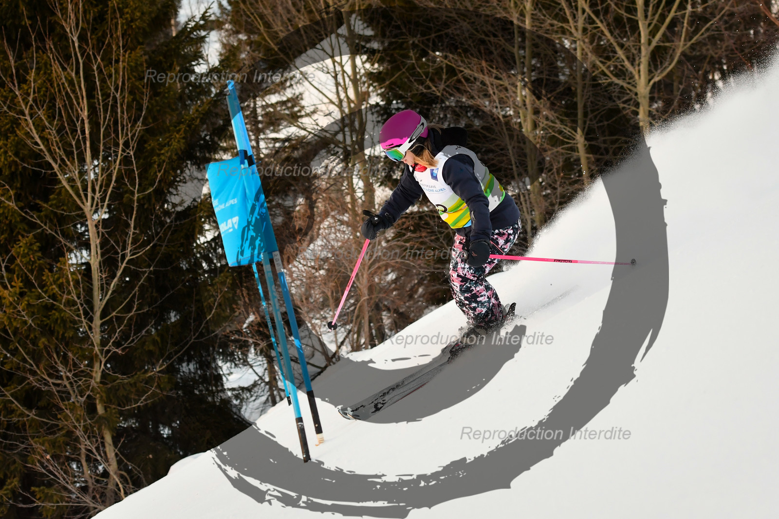 fleche Vaujany ESF Montfrais