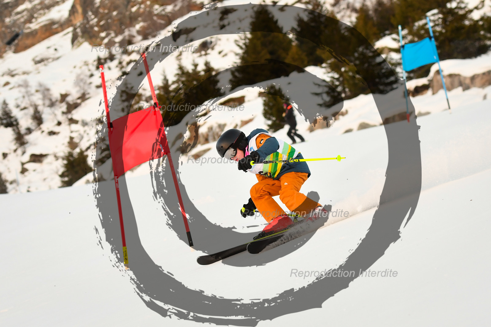 fleche Vaujany ESF Montfrais