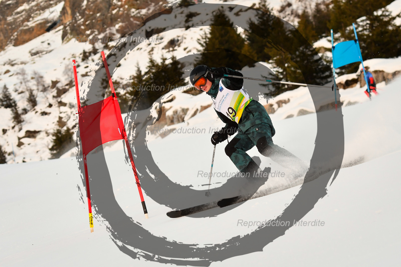 fleche Vaujany ESF Montfrais