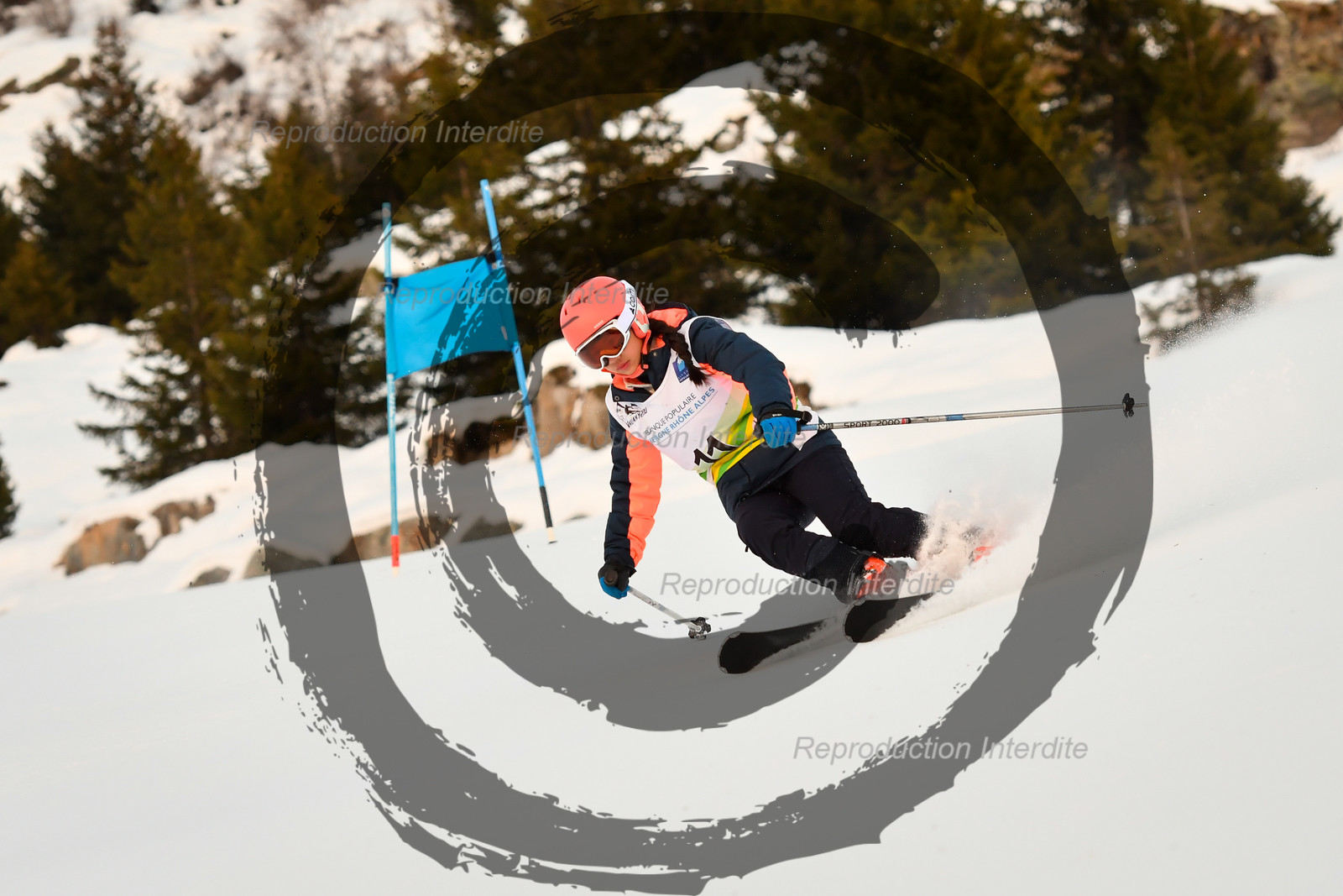 fleche Vaujany ESF Montfrais