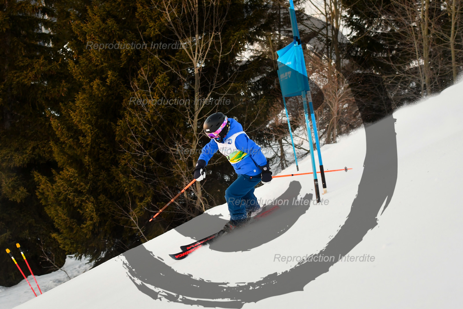 fleche Vaujany ESF Montfrais