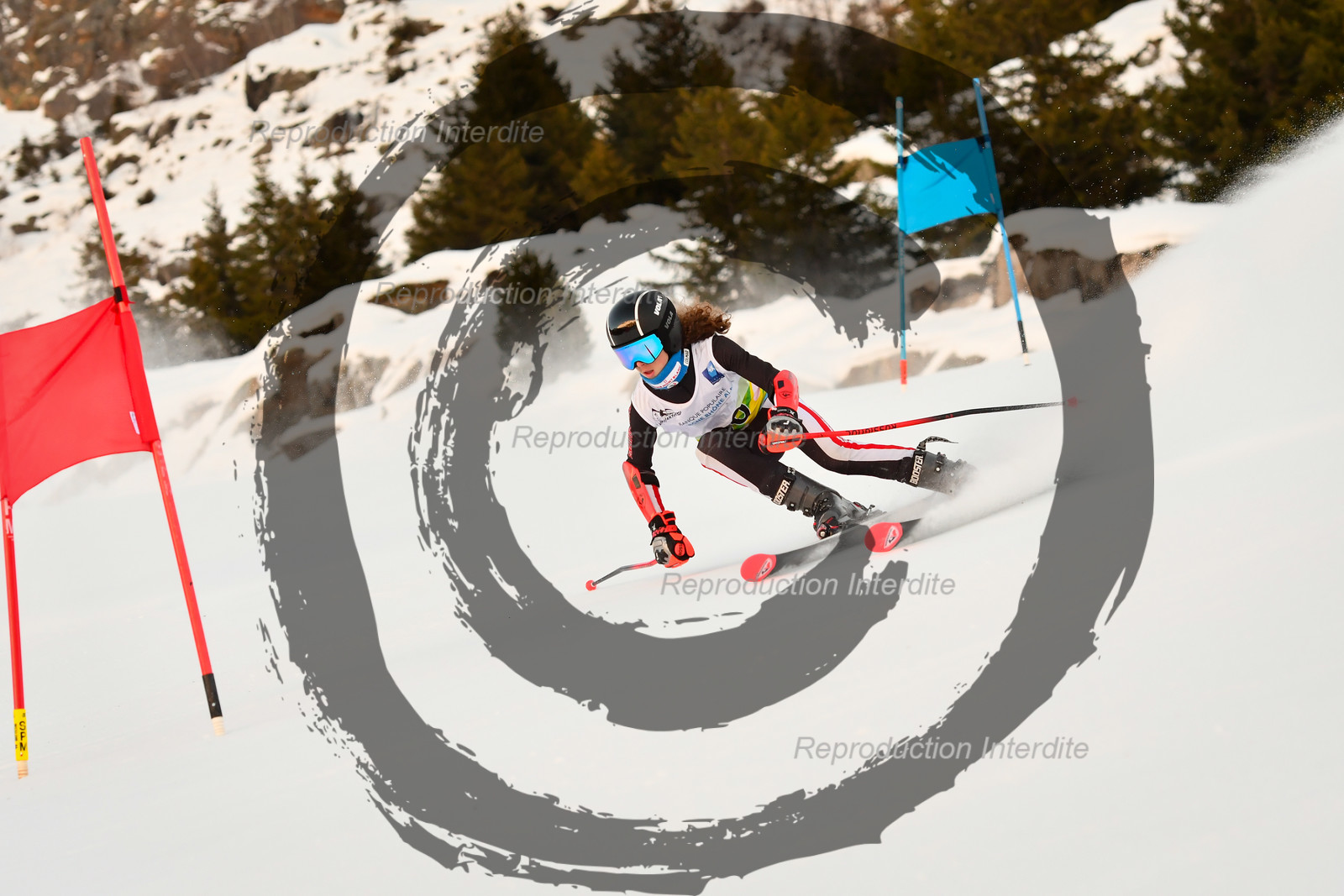 fleche Vaujany ESF Montfrais