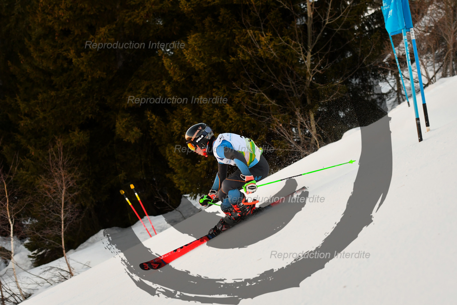 fleche Vaujany ESF Montfrais