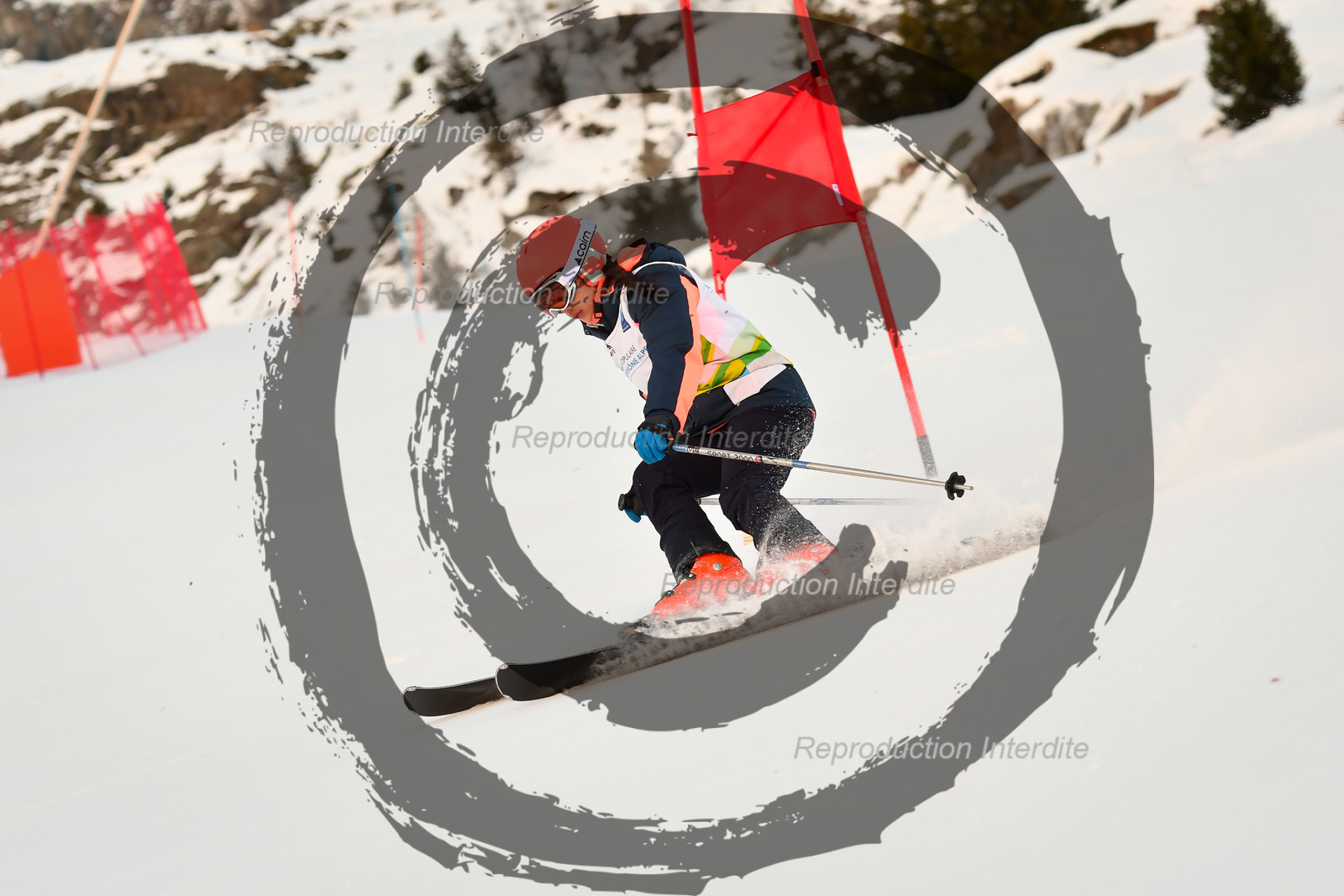 fleche Vaujany ESF Montfrais