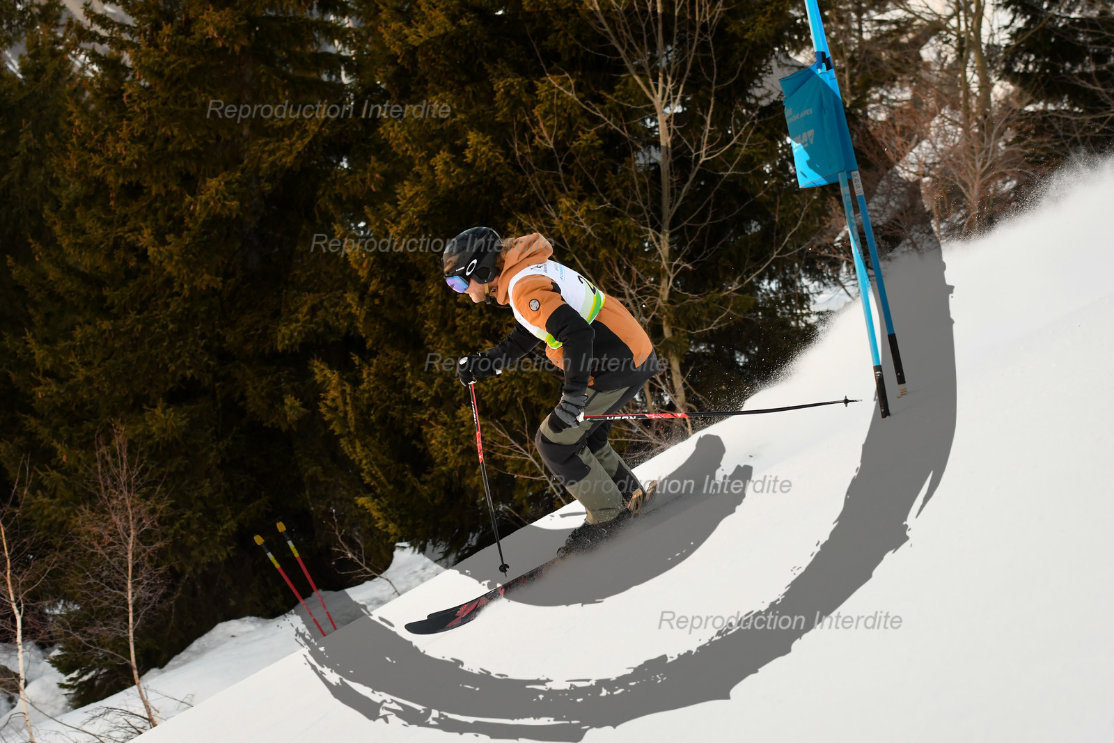 fleche Vaujany ESF Montfrais