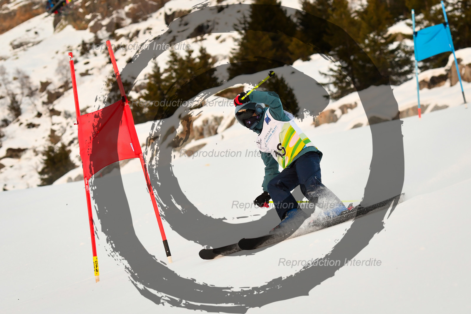 fleche Vaujany ESF Montfrais