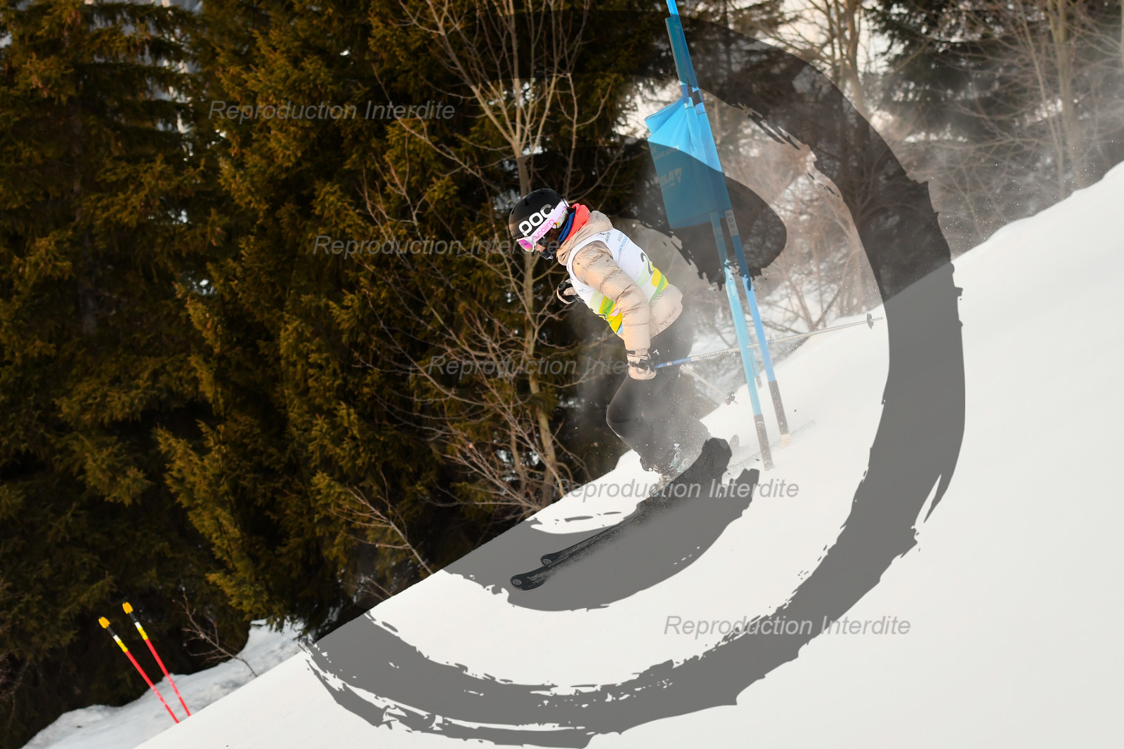 fleche Vaujany ESF Montfrais