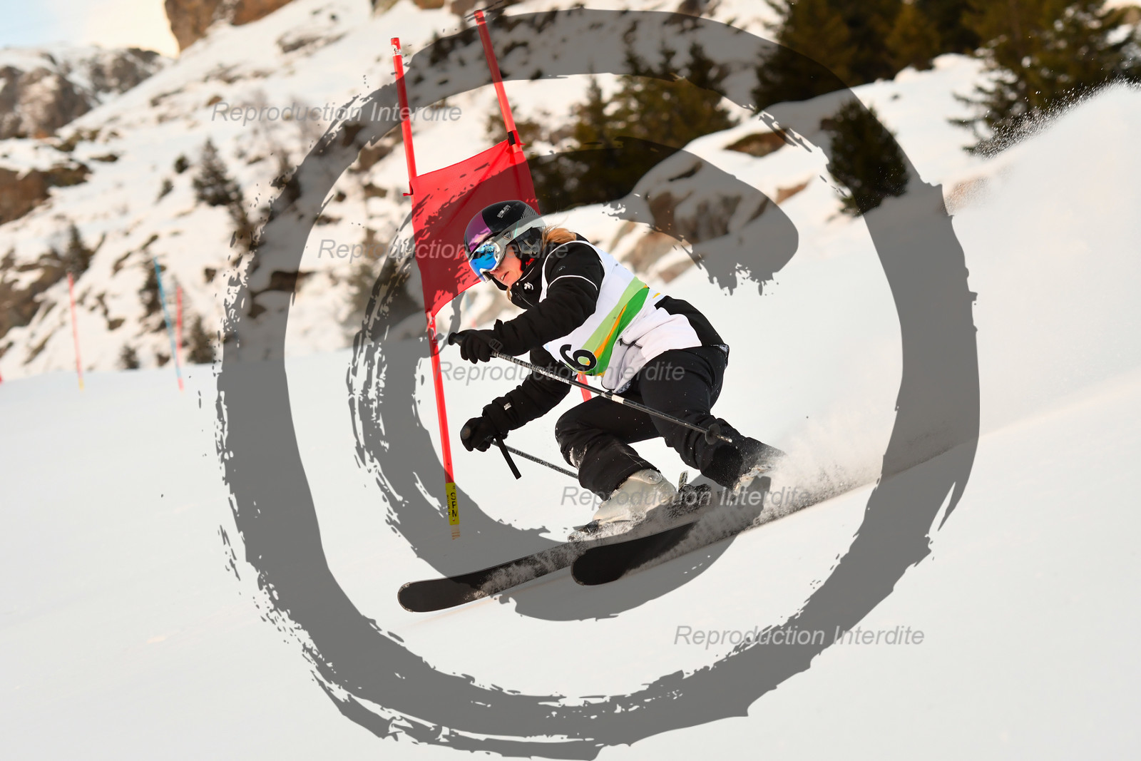 fleche Vaujany ESF Montfrais