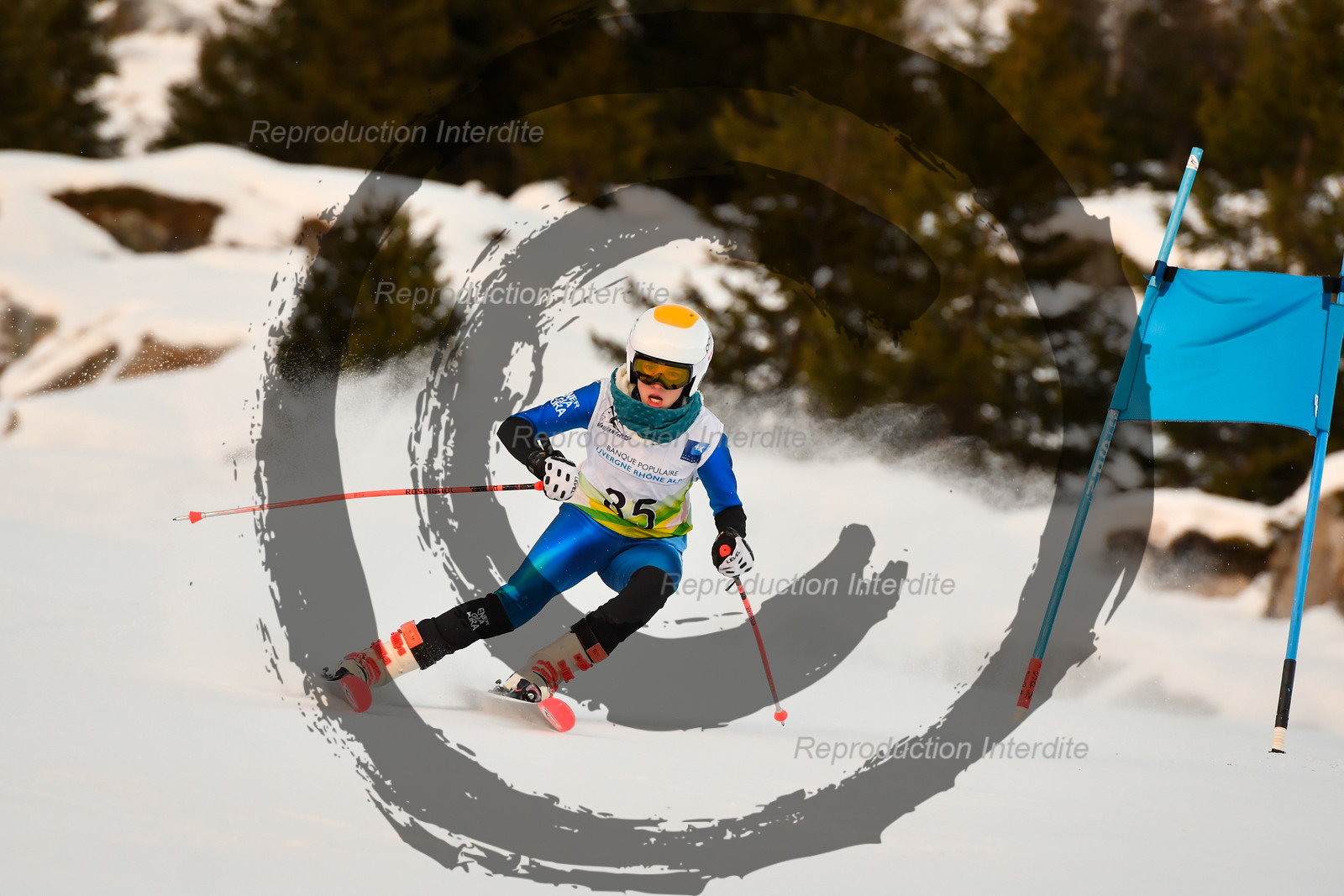 fleche Vaujany ESF Montfrais