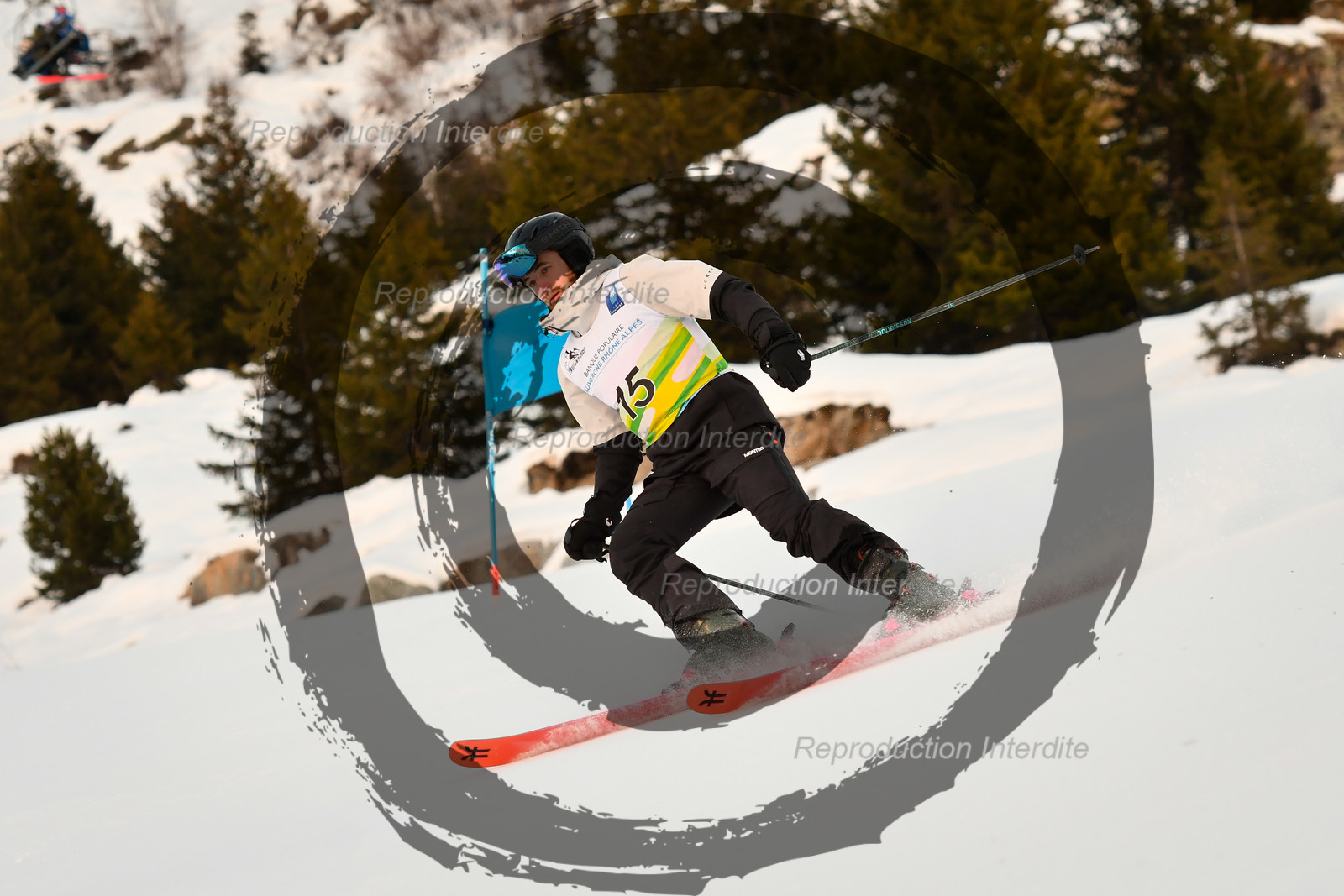 fleche Vaujany ESF Montfrais