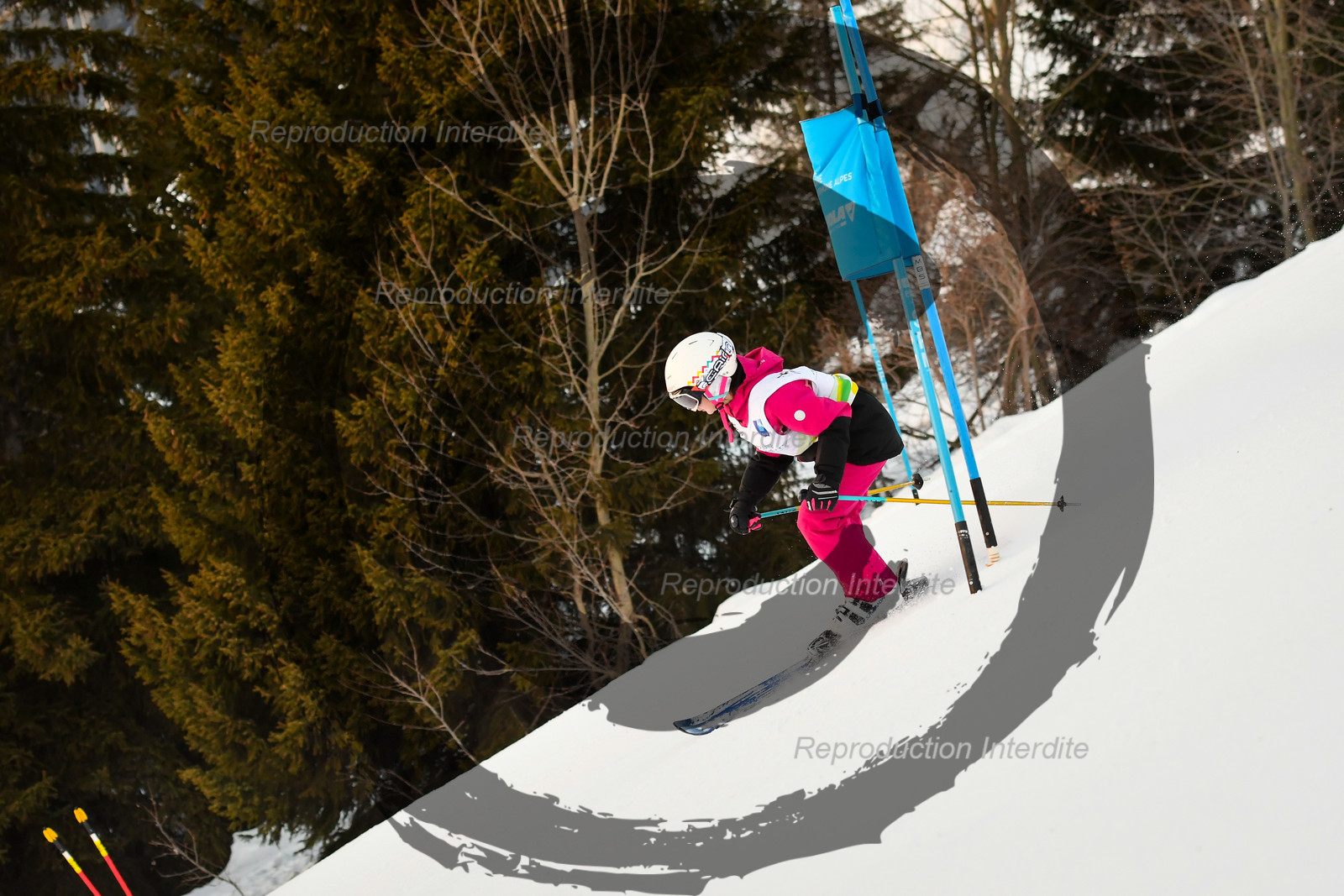 fleche Vaujany ESF Montfrais