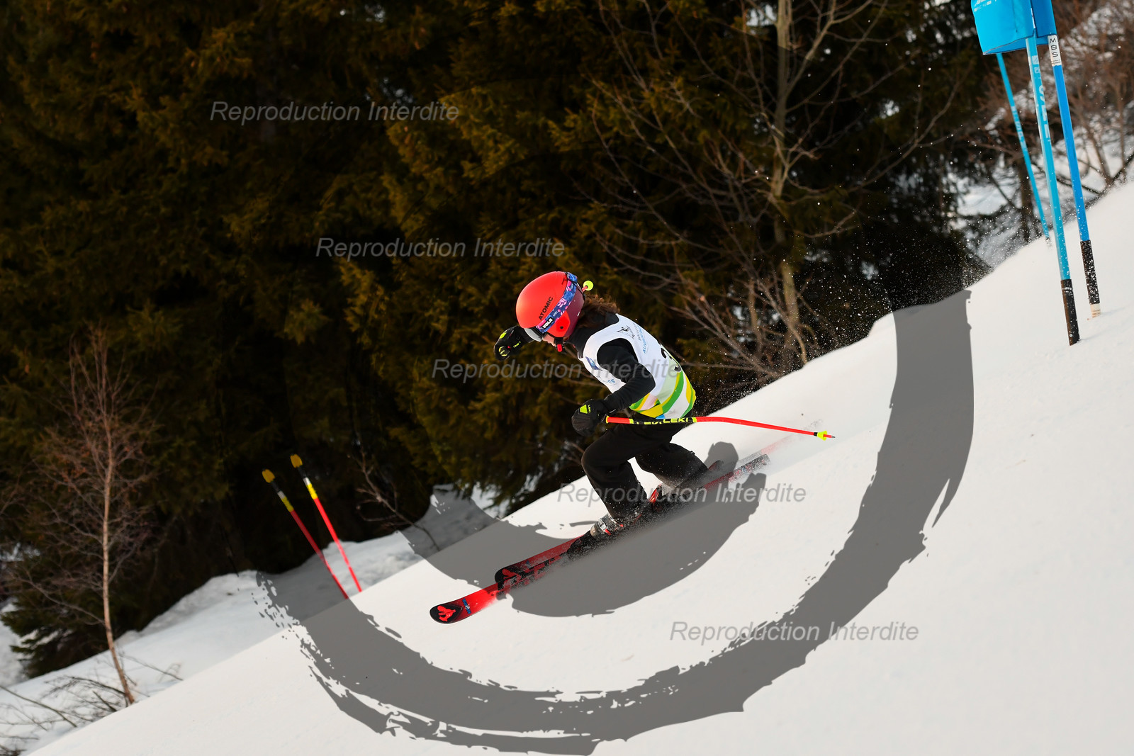 fleche Vaujany ESF Montfrais