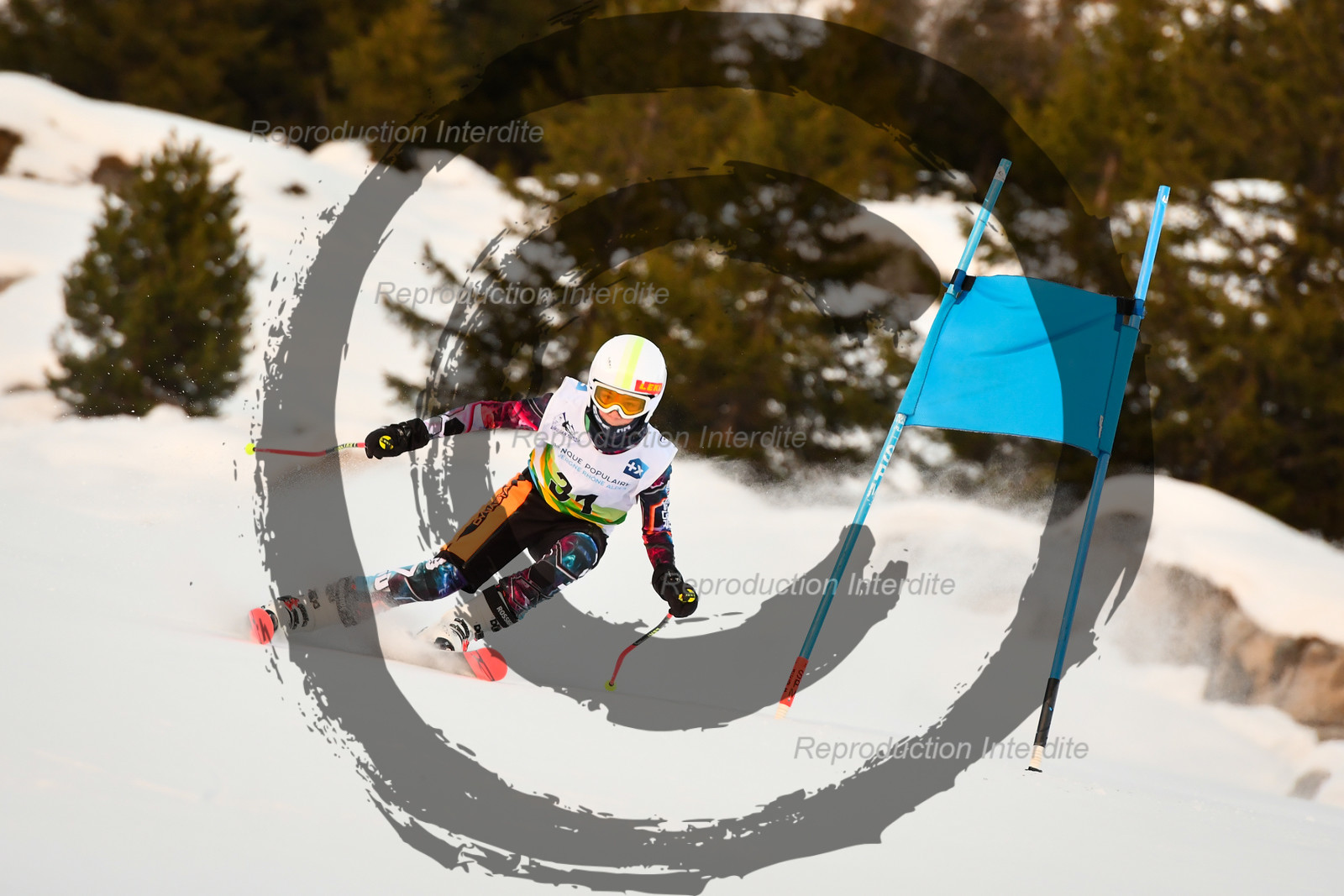 fleche Vaujany ESF Montfrais