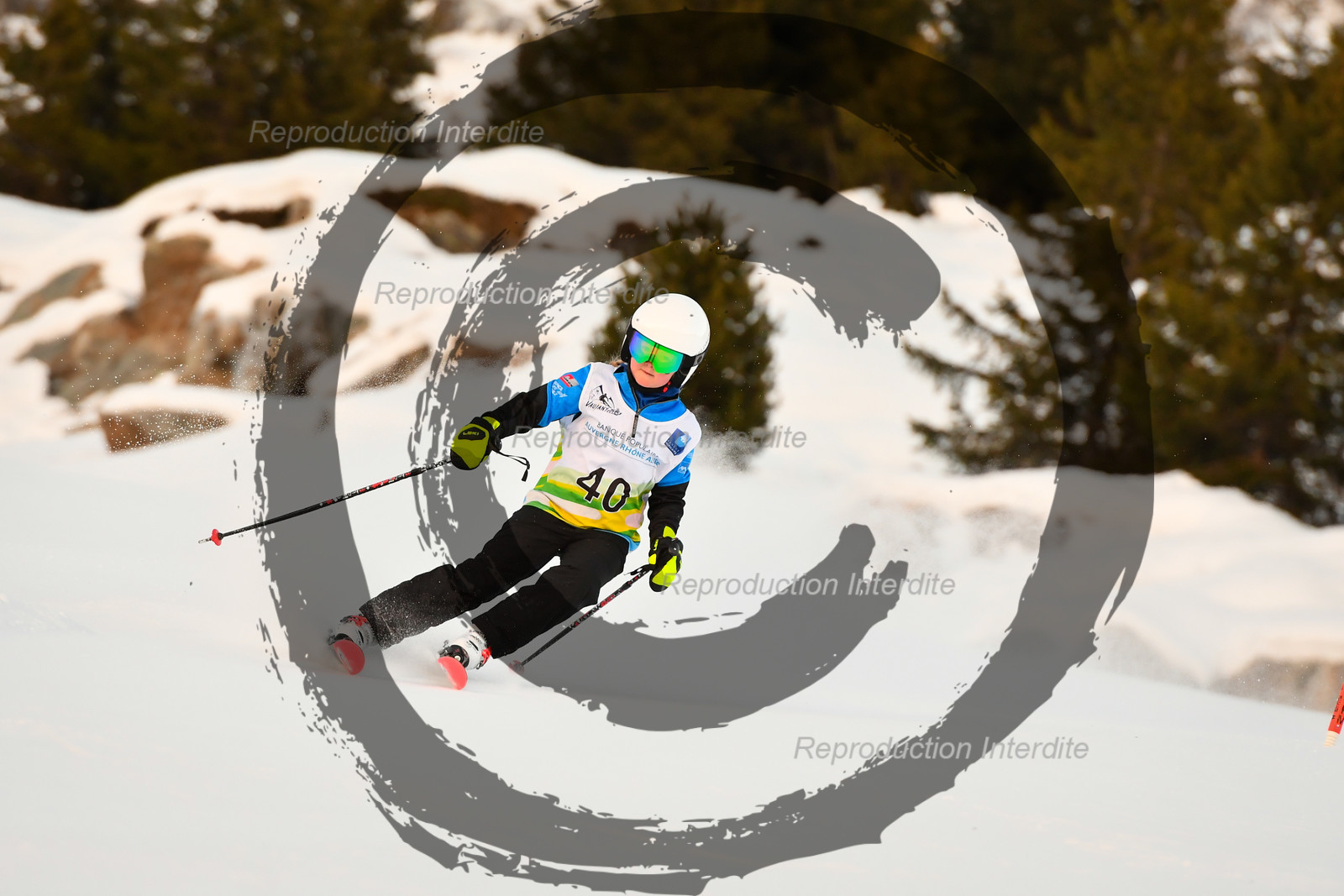 fleche Vaujany ESF Montfrais