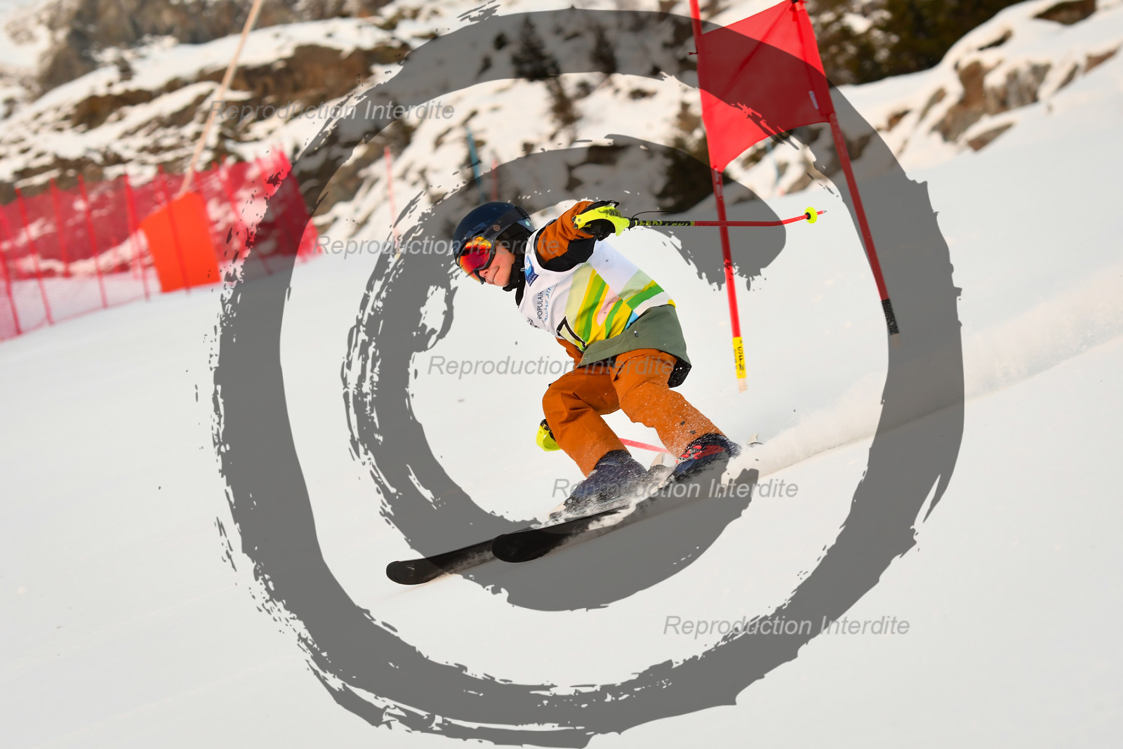 fleche Vaujany ESF Montfrais