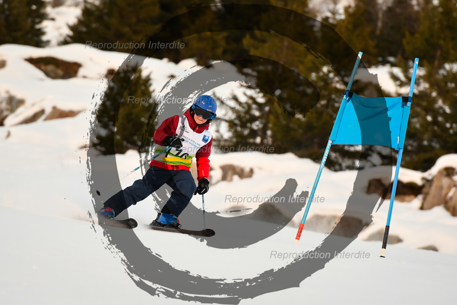 fleche Vaujany ESF Montfrais