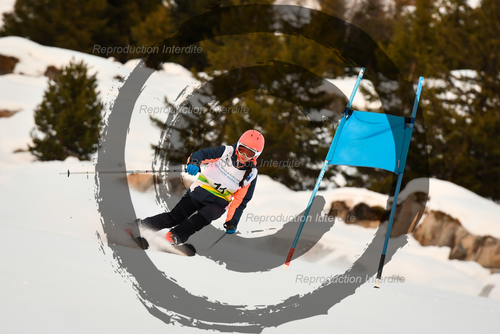 fleche Vaujany ESF Montfrais