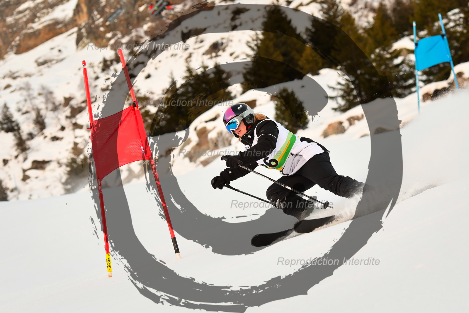 fleche Vaujany ESF Montfrais